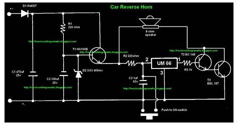 Car Horn Circuit Diagram