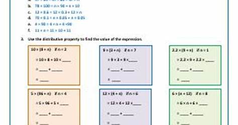 Distributive Property For 5th Graders