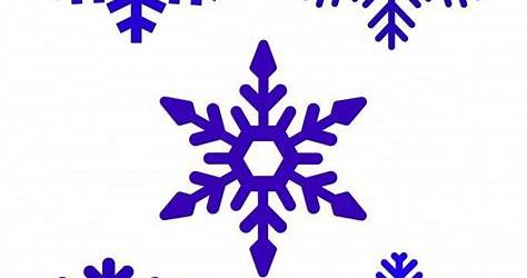 Easy Printable Snowflake Template