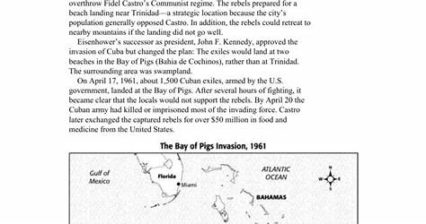 Bay Of Pigs Worksheet