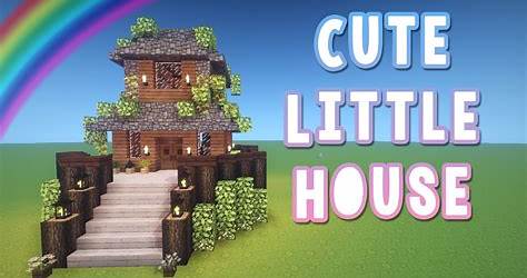 Cute Houses In Minecraft Tutorial