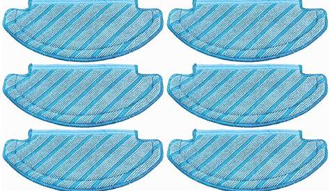 Replacement Washable Deebot T8 Mopping Pads for DEEBOT OZMO T8 AIVI, T8