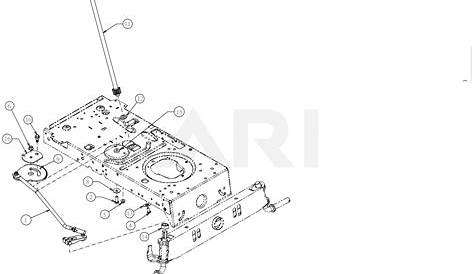 Troy Bilt 13AX79BT066 Horse 46 XP Hydro (2019) Parts Diagram for Steering