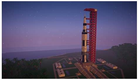 Built a 1:1 scale Saturn V Rocket : r/Minecraft