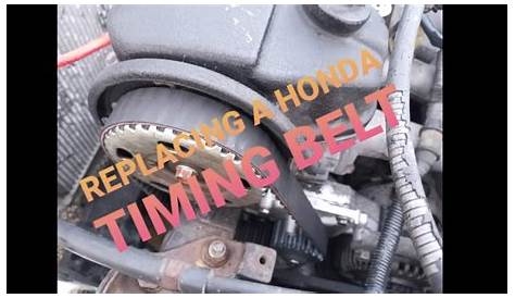 88-95 Honda Civic Timing Belt Replacement Overview - YouTube