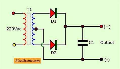 transformer rectifier circuit diagram