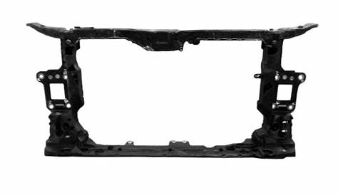 New Standard Replacement Front Radiator Support, Fits 2016-2017 Honda