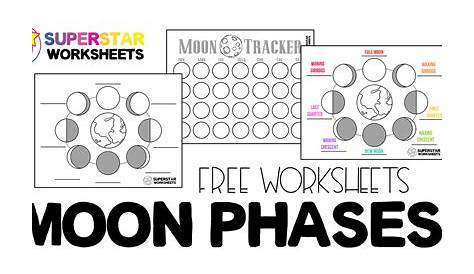 moon phases activity worksheet