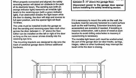Craftsman 13953962SRT User Manual GARAGE DOOR OPENER Manuals And Guides