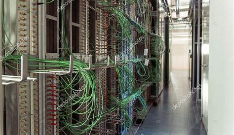 Server Room Green Wires Stock Photo by ©Wirestock 480620870