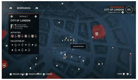 assassin's creed syndicate assassin gauntlet schematic location