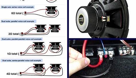 1 Ohm 4 Ohm Dual Voice Coil Wiring Diagram For Your Needs