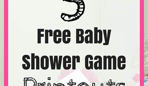 5 Free Printable Baby Shower Games | Kids Ain't Cheap