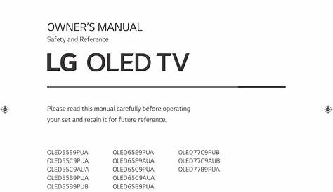 LG OLED65C9PUA, OLED77C9PUB, OLED55C9PUA User manual | Manualzz