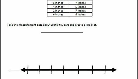 Line Plot Practice Page - FREE printable math worksheet for kids | Line