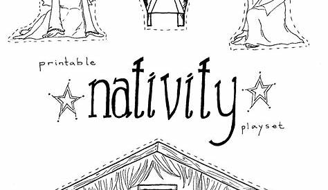 printable nativity story in pictures