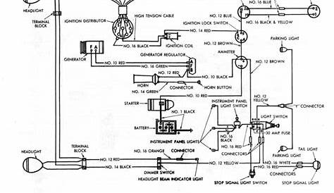 Wiring Diagrams - 1950 B2-PW Wiring Diagram (6 volt) - T137 Photo Gallery