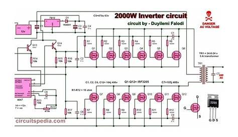 250 To 5000w Inverter Circuit Diagram
