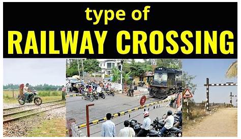 Type of railway crossing - YouTube