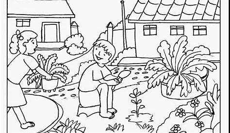 Free Garden Coloring Pages at GetDrawings | Free download
