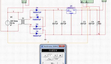 1kva voltage stabilizer circuit diagram
