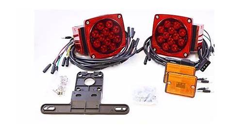 Trailer Light Wiring Kit Led / Submersible LED Trailer Lights and Full