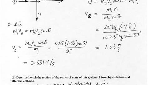 momentum problems and answers