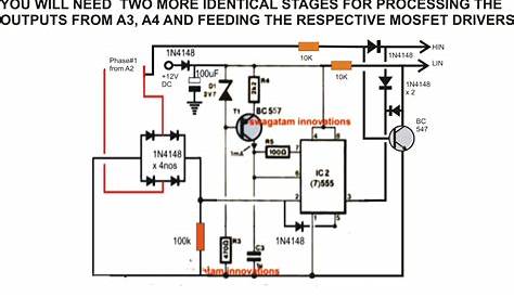 3-phase motor control circuit diagram