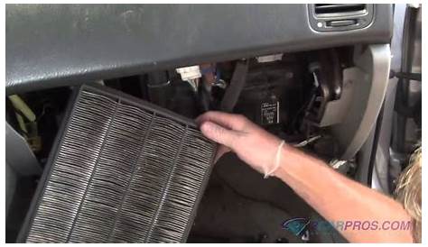 Air Cabin Filter Replacement Acura MDX 2000-2006 - YouTube