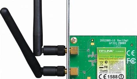 Adaptor wireless TP-Link, N300, PCI-E, 2 antene detasabile – Best Security