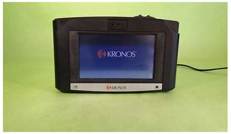 Kronos Intouch 9000 8609000-001 Touch Screen TimeClock Biometric Reader