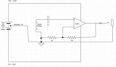 operational amplifier - What is simpliest possible guitar active preamp