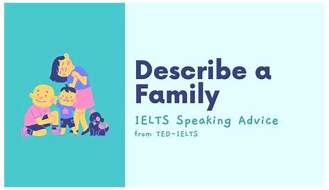 Describe a Family [IELTS Speaking] - TED IELTS