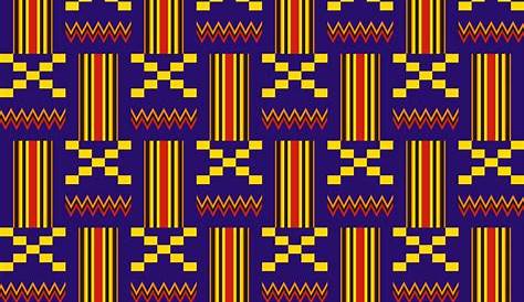 Ethnic seamless pattern kente cloth tribal print Vector Image