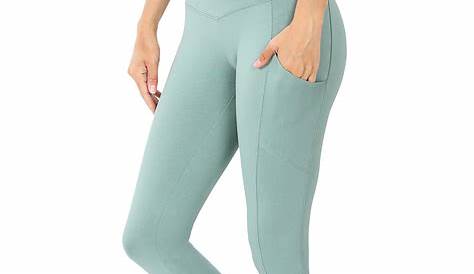 Zenana - Ladies Casual Stretch Active & Running Friendly Tight Leggings