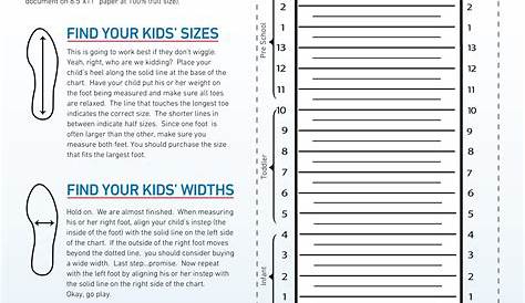 Zappos Kid Shoe Size Chart Download Printable PDF Templateroller Shoe