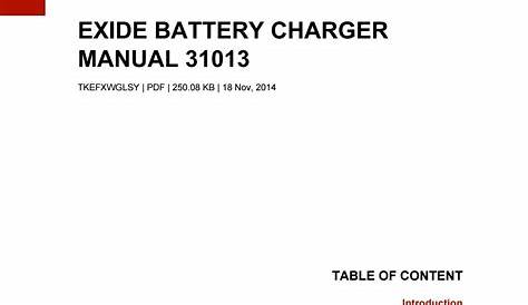 accusense battery charger manual