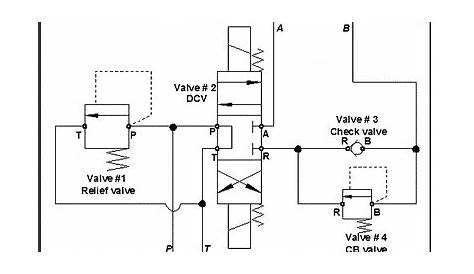 simple hydraulic diagram circuit