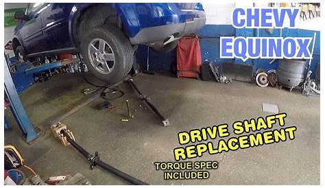 How to replace drive shaft on Chevy Equinox - YouTube