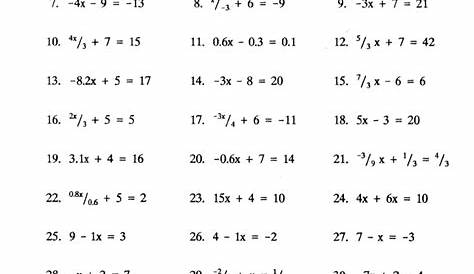 Algebra Math Worksheet - 1000 ideas about algebra worksheets on pinterest math grade 9 pre 1 and