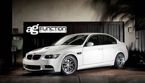 White BMW 3-Series Gets Modernized with Aftermarket Parts — CARiD.com