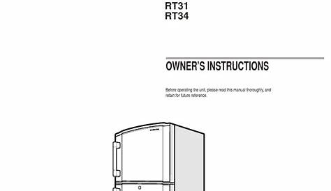 Samsung fridge manual.pdf | Refrigerator | Ice
