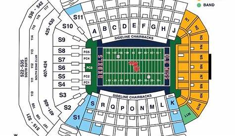 vaught hemingway seating chart with rows