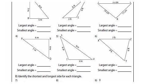 similar triangles worksheet 6th grade