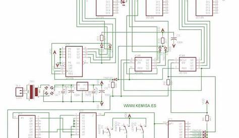 led clock circuit diagram pdf