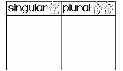 singular and plural nouns printable worksheet