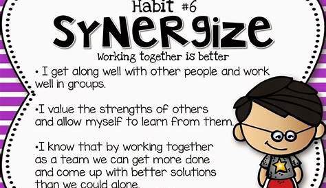 habit 6 synergize worksheet