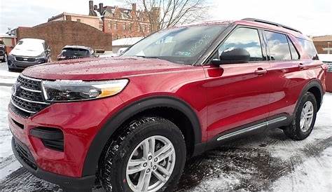 2023 Ford Explorer St Rapid Red