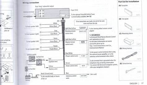 Kenwood Ddx470 Wiring Harness Colors - Wiring Diagram Detailed