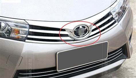 Accessories For Toyota Corolla 2014 2015 2016 Front Head Central Grille